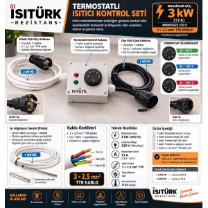 Termostatlı Isıtıcı Kontrol Seti
