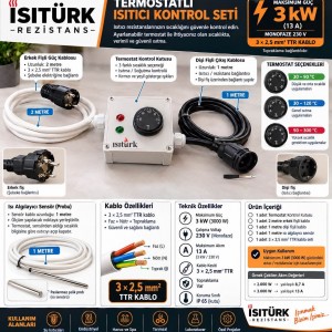 Termostatlı Isıtıcı Kontrol Seti