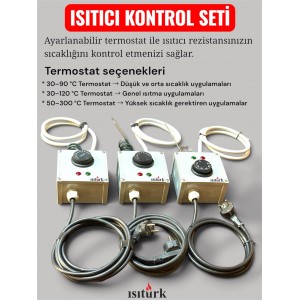 Termostatlı Isıtıcı Kontrol Seti