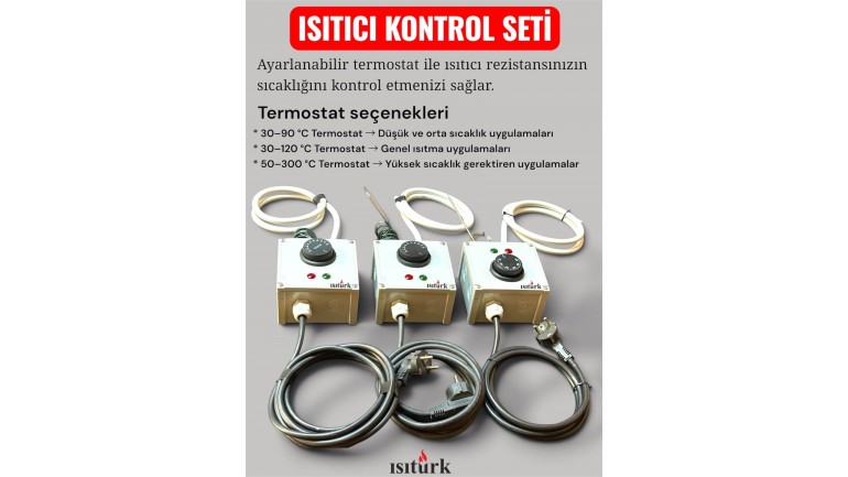 Termostatlı Isıtıcı Kontrol Seti